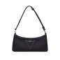 Preview: Hobo-Bag als Schultertasche Kalbsleder schwarz